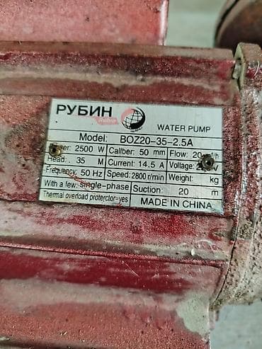 Системы полива: Поливной насос в хорошем состоянии полностью рабочий — 2