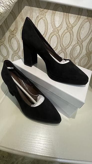 туфли женские классические: Туфли женские классические, черные - Форма носка: острый - Каблук — 3