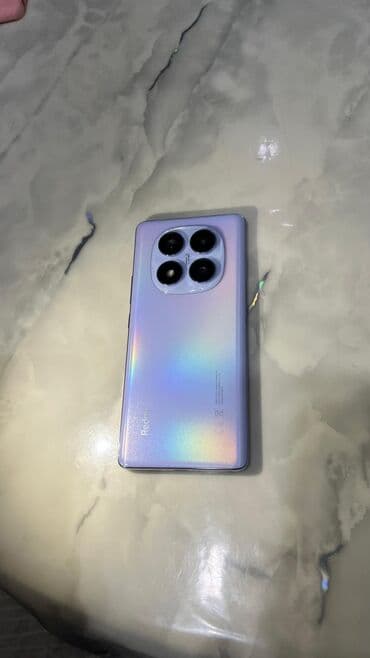 розовые наушники: Redmi, Redmi Note 14 Pro, Б/у, 256 ГБ, цвет - Фиолетовый, 2 SIM — 3