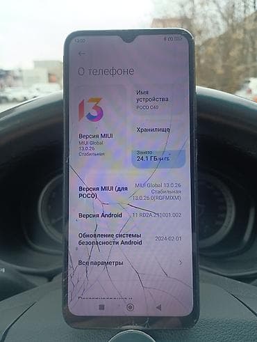 iphone 5с: Poco C40, Б/у, 64 ГБ, цвет - Черный, 2 SIM — 1