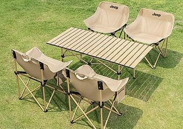 Столдор: Бүктөмө кошумча коюлган үстөл, Башка материал, түсү - Саргыч боз — 1