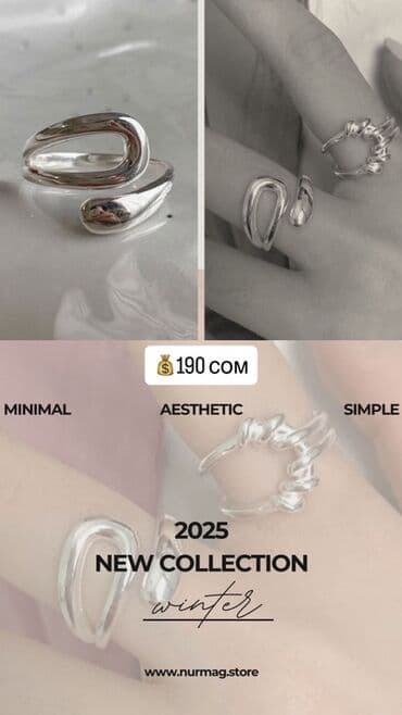 Үлпөт көйнөктөрү жана аксессуарлар: Шакек, Аялдарга, Кыстырмасыз, Жаңы — 4