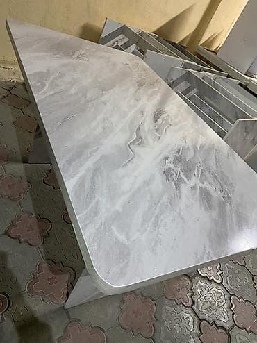 кухыный столы: Кухонный стол, Новый, Прямоугольный, Нераскладной — 6