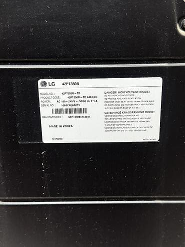 psp 3003: Телевизор LG 42PT350R-TD (плазменная панель, 42") продаю✅ очень — 4