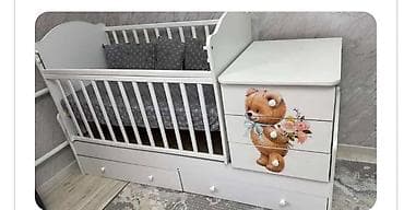 детские двухъярусные кровати фото: Детская кровать трансформер, Другой тип, цвет - Белый — 1