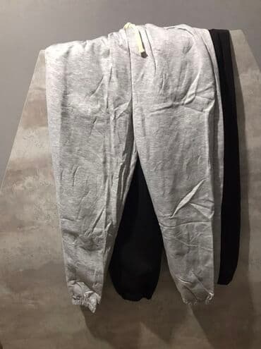 срочно продаю в связи с переездом: Универсальные спортивные штаны (джоггеры) - Два цвета: светло‑серый — 1