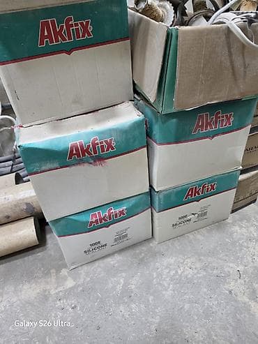 белые кружки: Силиконовый герметик Akfix 100E Описание: - Универсальный — 2