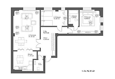 Новостройки от застройщика: 🏢 Продаются квартиры в жилом комплексе «Семетей» от строительной — 4