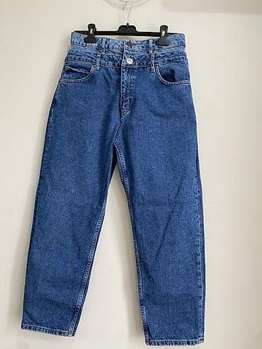 винтажные джинсовые куртки: Повседневное платье, Длинная модель, S, M, L — 8