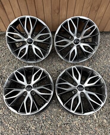 Паркет: Литые Диски R 17 Kia, Комплект, отверстий - 5, Б/у — 1