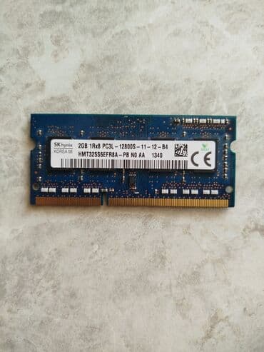ddr3l: Оперативная память, Б/у, Hynix, 2 ГБ, DDR3, 1600 МГц, Для ноутбука — 1