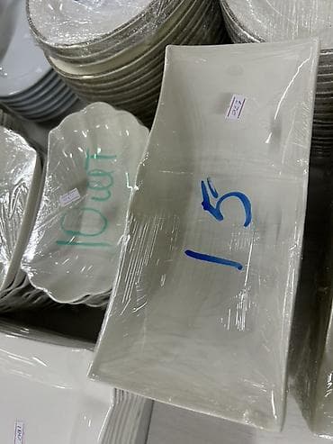 стулья столы: Белая посуда для сервировки стола - Глубокие круглые тарелки для — 3