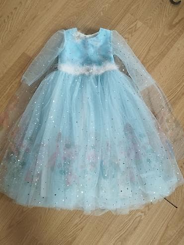 Детское платье, цвет - Голубой — 1