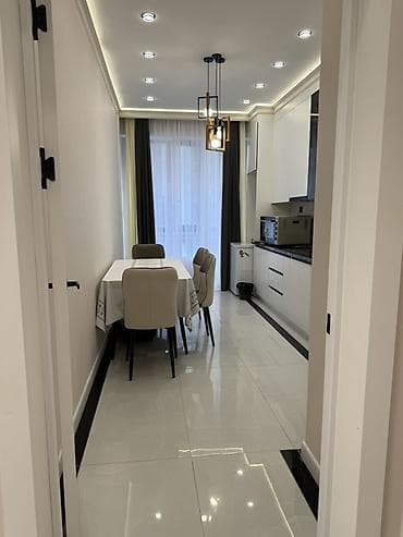 binar: 2 комнаты, 77 м², Асанбай мкр Элитка, 2 этаж, Евроремонт — 2
