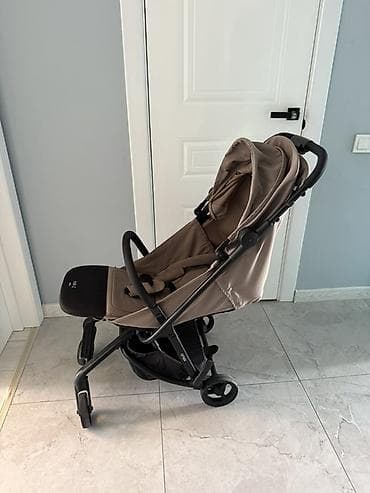 колясо: Прогулочная коляска-трость Anex Air-Z (бежевый/капучино) - Легкая и — 1