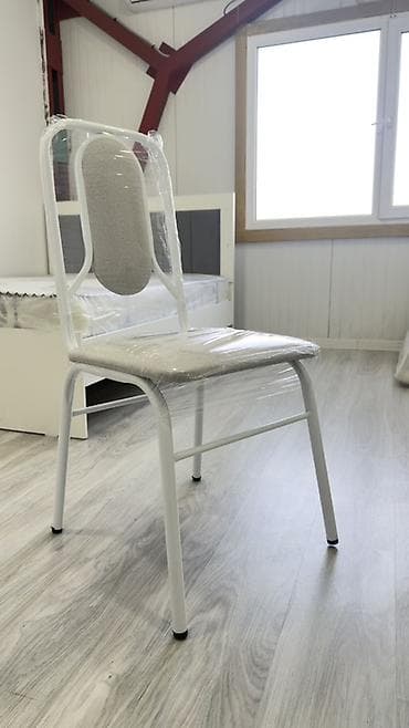 Стул для кухни, Новый, Железо, цвет - Серый