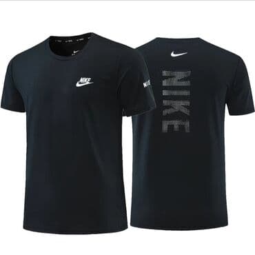 Рубашки: Мужская футболка, XL, Nike, Новый, цвет - Синий, Самовывоз, Бесплатная доставка, Платная доставка — 1