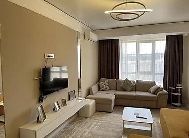 golden hous: 2 комнаты, Ала-Арча ТРЦ Семейным, от 1 года, С мебелью полностью — 5