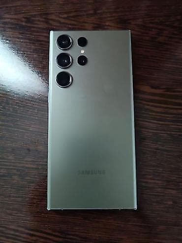 s23: Samsung Galaxy S23 Ultra, Б/у, 256 ГБ, цвет - Зеленый, 2 SIM — 2