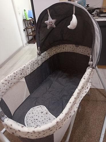 Детские электрокары: Люлька, Б/у, Колыбель, Металл, цвет - Серый, Самовывоз — 6