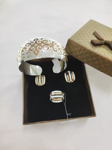 свадебные наборы ручной: Набор украшений, Проба 925, Женские, Новый — 2