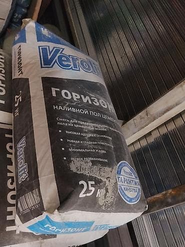 Наливной пол цементный Verolit «Горизонт», 25 кг. - Смесь для lalafo.kg да Наливной пол цементный Verolit «Горизонт», 25 кг. - Смесь для