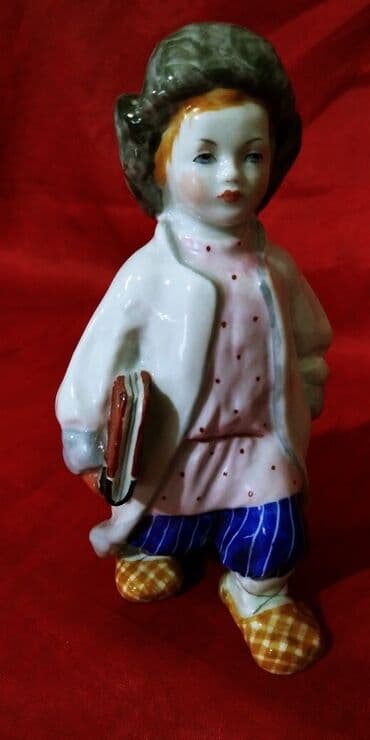 продажа статуэток: Фарфоровая статуэтка. ЛФЗ. Филипок 1960 год. редкая,(ОРИГИНАЛ) не — 3