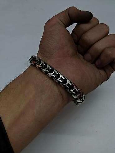 Жеке буюмдар: Серебряный Браслет "Император" 65 грамм Делаю на Заказ серебряные — 10