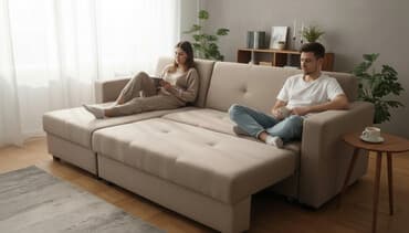 Перетяжка мягкой мебели замена обивочной ткани поролона и блока