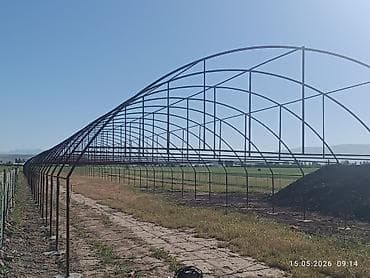 види теплиць: Металлическая ферма, Форма: Арка — 2