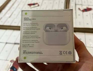 аирподс про 2: Вакуумные, Apple, Новый, Беспроводные (Bluetooth), Классические — 2