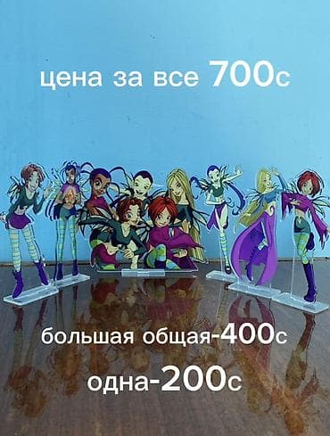 Коллекция фигурок и акриловых подставок по популярным анимационным и — 2