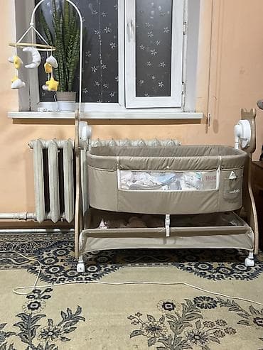 рыба жывая: Детская кроватка-колыбель Coolbaby с маятниковым механизмом - Тип — 1