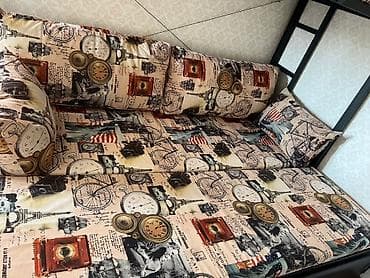 2 ярусный диван: Двухъярусная кровать, Б/у, Складная — 6