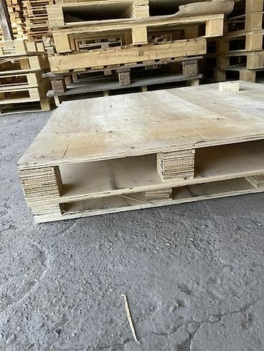 палеты подоны: Поддон Для деревообработки, Б/у, В наличии — 9