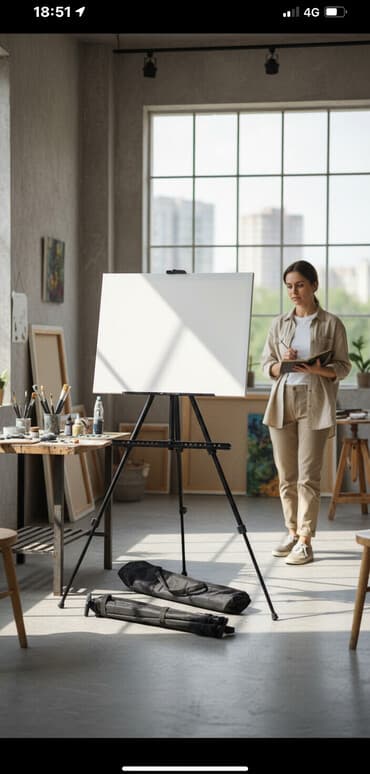 Мольберты подставки в аренду и на продажу at lalafo.kg Мольберты подставки в аренду и на продажу