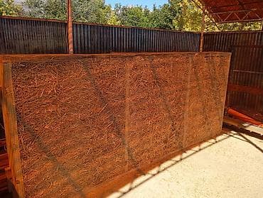 Стеновой панель/модуль из соломы в деревянном каркасе. Размеры разные