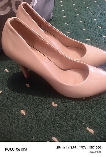 amber elixir: Туфли, 36, Б/у, цвет - Бежевый — 2