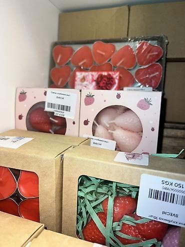 вивара свечи: В продаже есть декоративные свечи в форме Клубники, можно использовать — 1