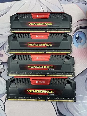 Настольные ПК и комплектующие: Оперативная память (RAM) для ПК, Б/у, Corsair, 32 ГБ, DDR3, 2400 МГц — 3