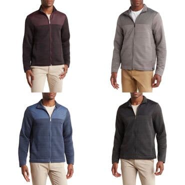 Толстовки: PERRY ELLIS. Куртка на молнии из нейлона.Гладкие нейлоновые вставки и — 1