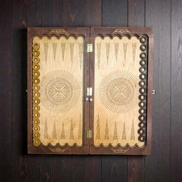 Нарда: Нарды из дерева с художественной гравировкой - Корпус и игровое поле — 5