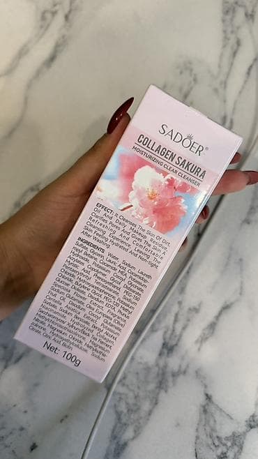 sadoer: SADOER Collagen Sakura — увлажняющий набор для умывания и ухода за — 4