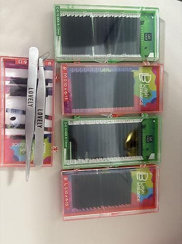 микро терм: Набор для наращивания ресниц. Состав: - Премиальные ресницы Lash — 1