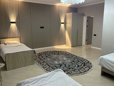 посуточный дом бишкек: 3 комнаты, Душевая кабина, Постельное белье, Парковка — 8