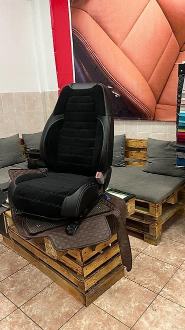 кожаная: Чехлы Кожаные, цвет - Красный, Honda, Новый, Самовывоз — 9