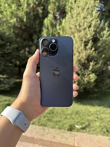 iphone 15 pro 512 гб: IPhone 15 Pro Max, Б/у, 256 ГБ, Blue Titanium, Зарядное устройство, Защитное стекло, Чехол, 88 % — 1
