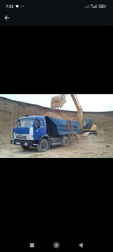 full construction: Заказать Камаз, Доставка щебня, угля, песка, чернозема, отсев — 9