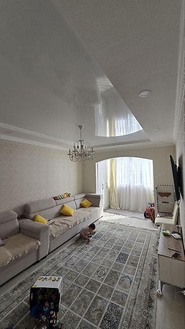 Квартиры: 2 комнаты, 56 м², Кок-Жар ж/м 106 серия, 3 этаж, Евроремонт — 2