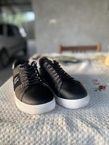 летний туфли: Кеды Armani Exchange (A|X) ЗИМНИЕ 1200 сом - Модель: низкие кеды с — 4